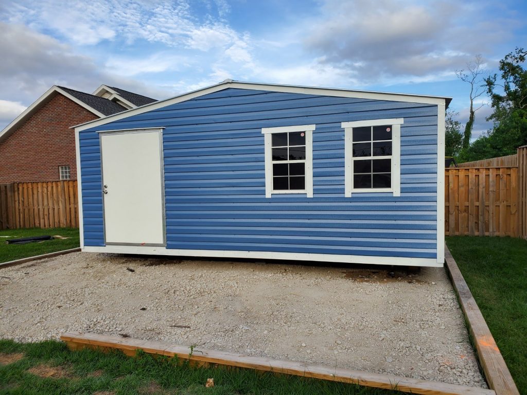 12X20 PORTABLE BUILDING BLUE