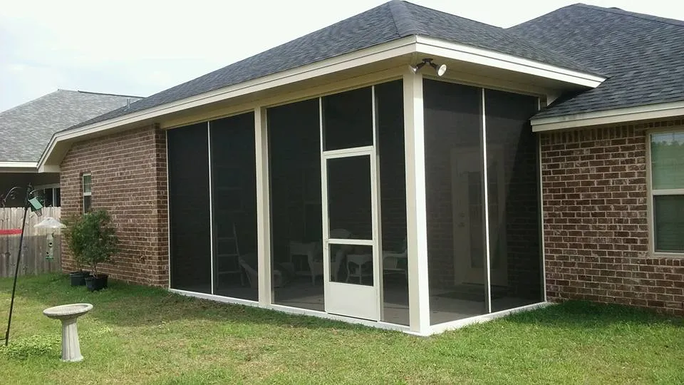 BACK PORCH SCREEN ENCLOSURE