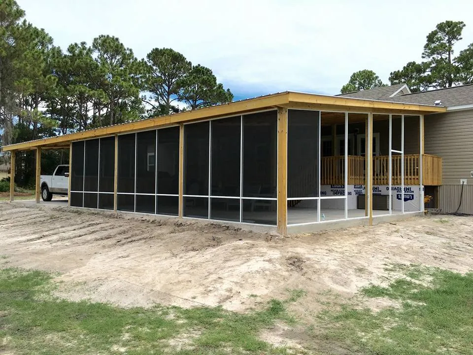 LARGE SCREEN ROOM UNDER CONSTRUCTION