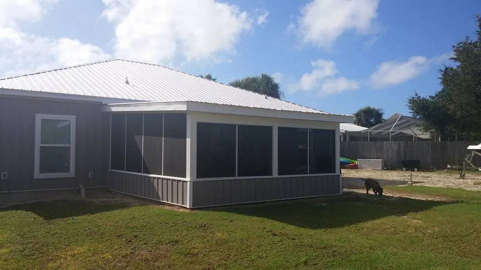 16X20 ATTACHED SCREEN ROOM