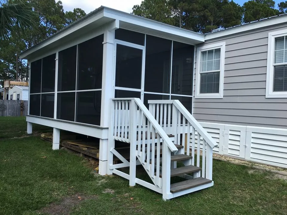 10X20 ATTACHED SCREEN ROOM