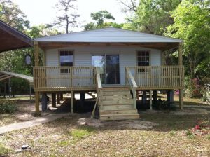 16X24 ELEVATED CABIN SHED