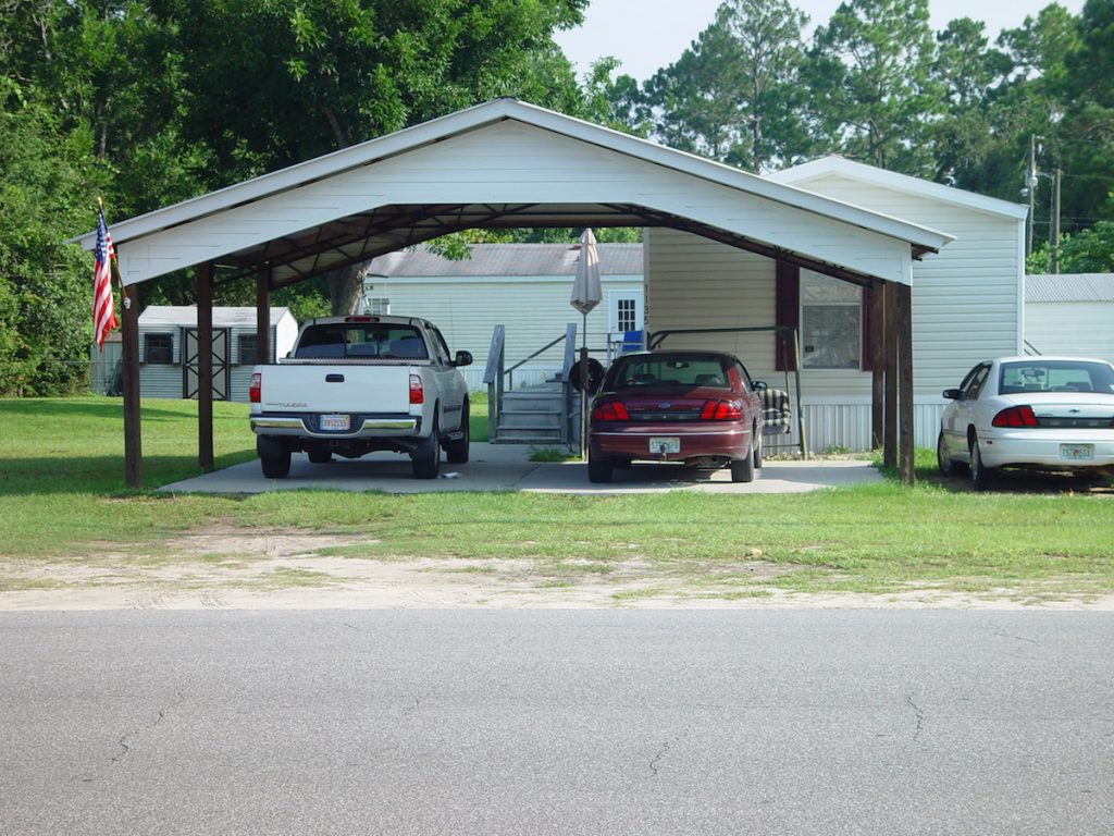 30X24 CARPORT WITH TRUSS COVER