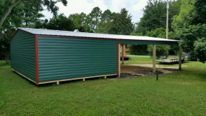 16X20 WITH 20X20 CARPORT