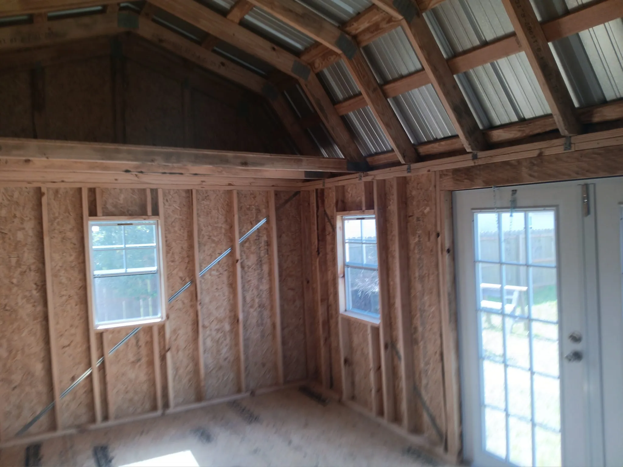 INSIDE GAMBREL WITH LOFT