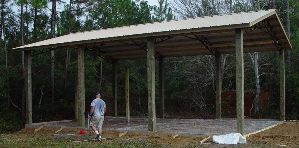 24x36x12 Pole Barn