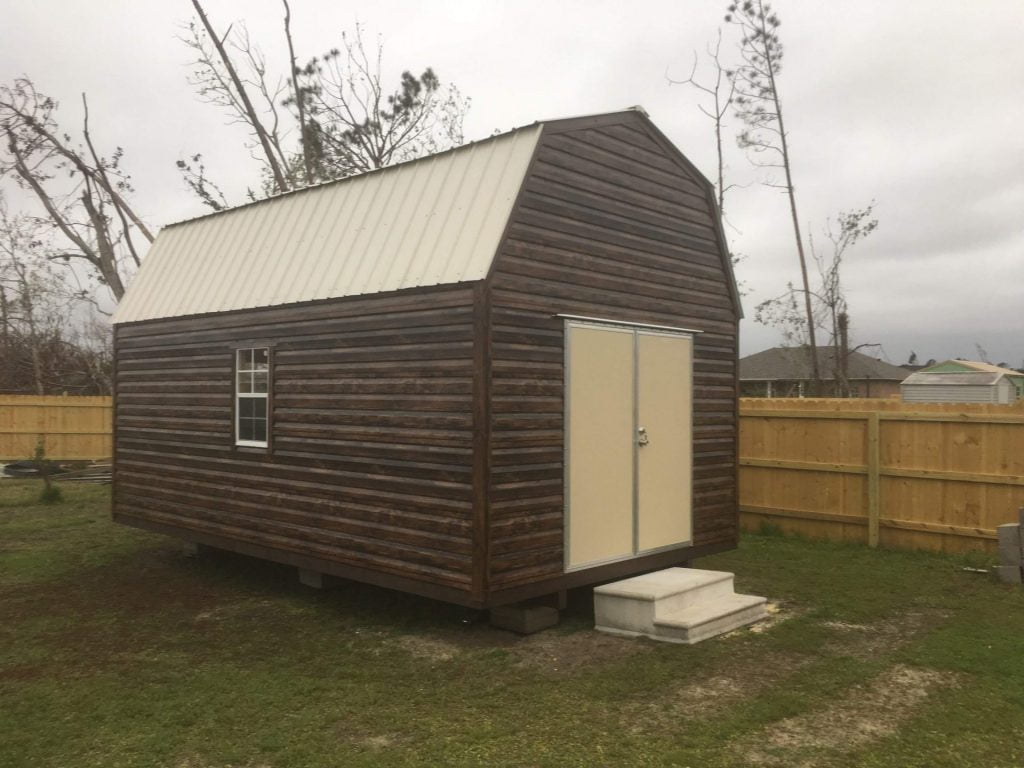 12x20 GAMBREL 6 FOOT DOOR