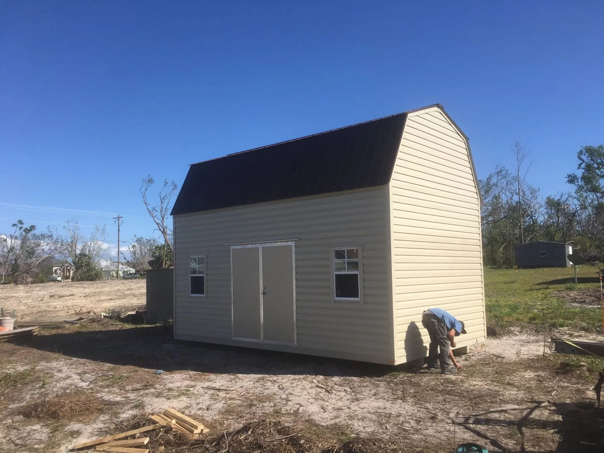 12X20X14 GAMBREL SHED