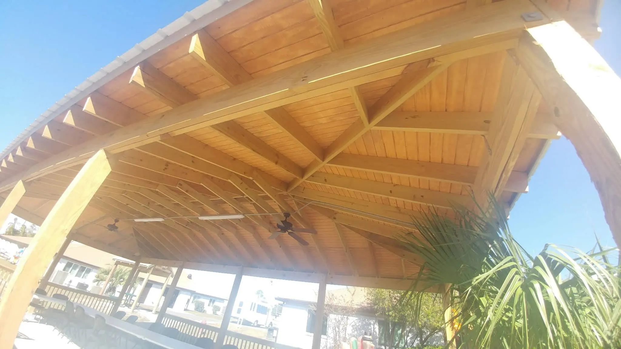 HAND FRAMED HIP ROOF