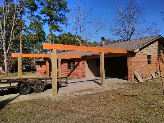 ATTAHCED CARPORT UNDER CONST