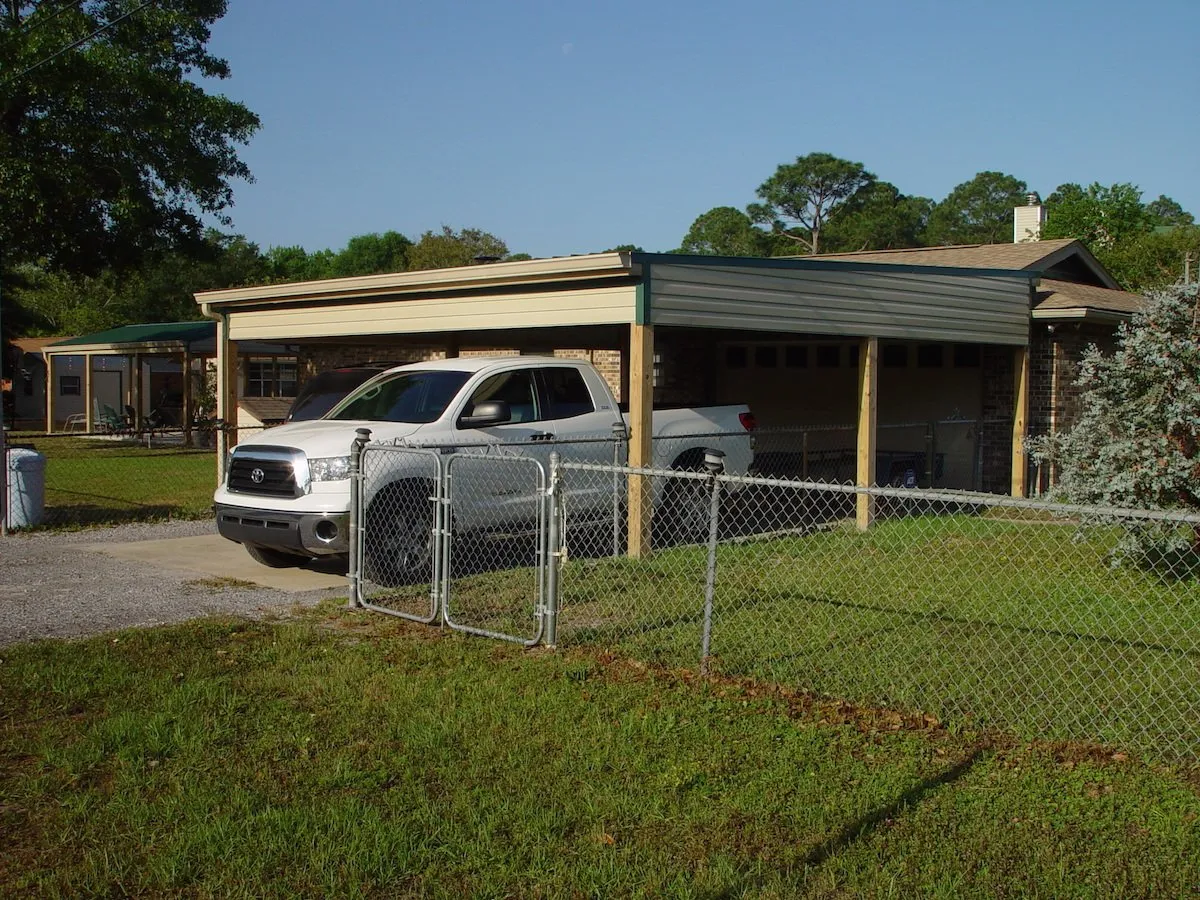 TWO CAR CARPORT