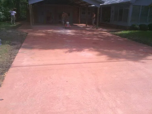 SAW CUTTING DRIVEWAY