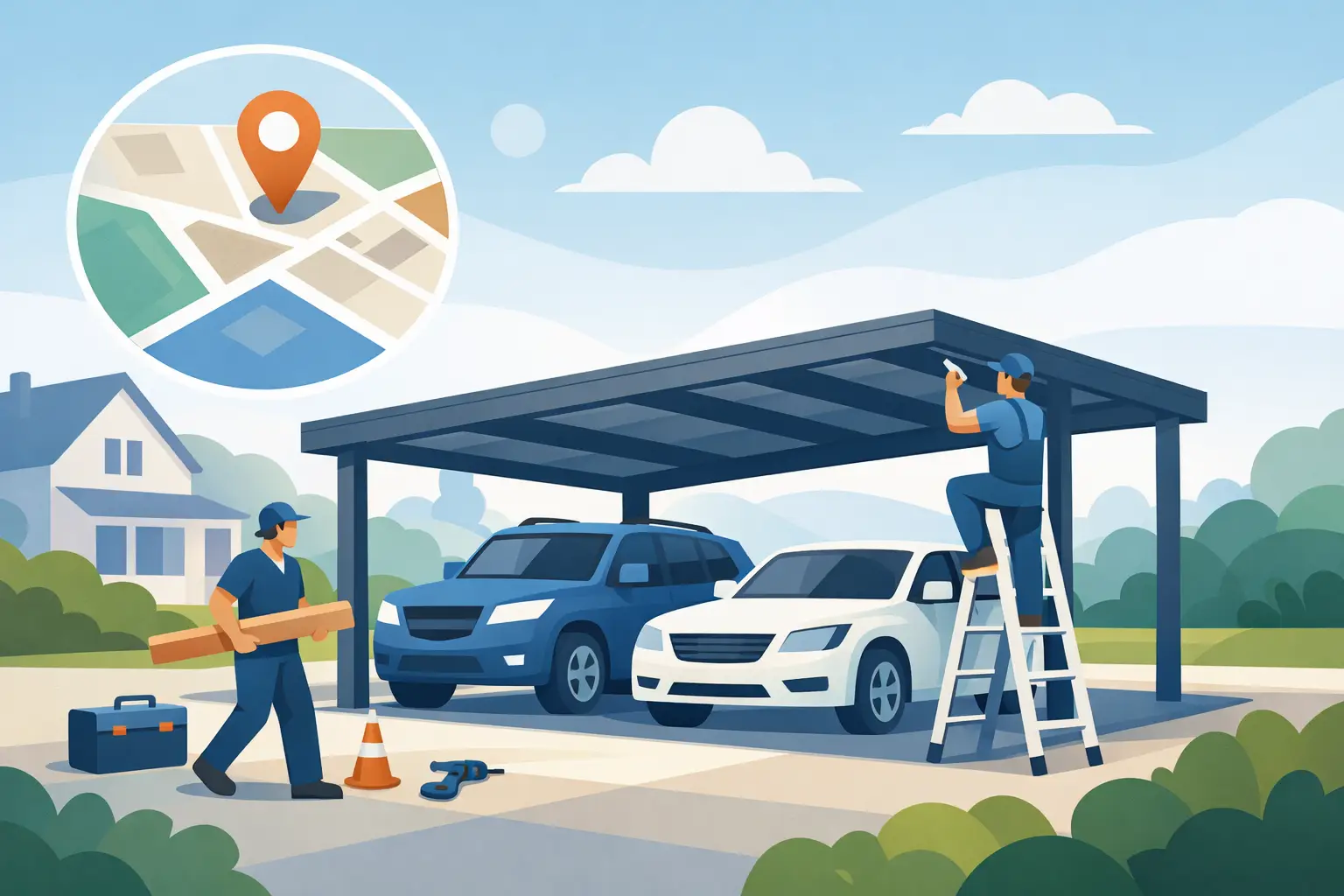 Custom Carport Installation Near Me